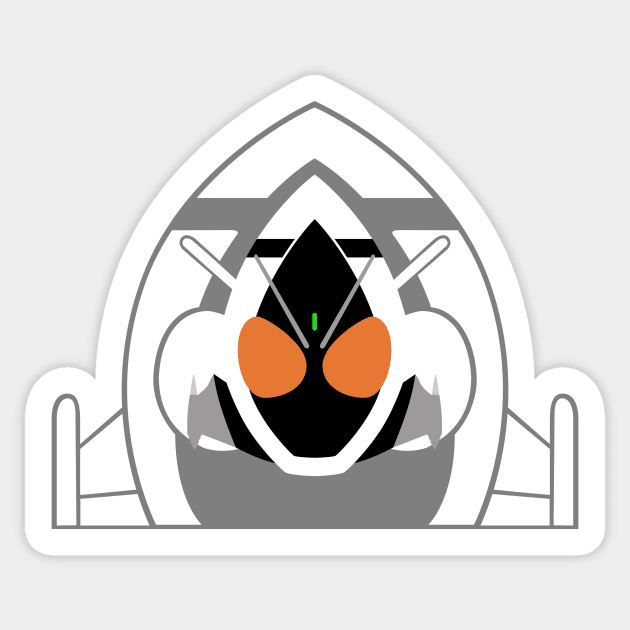 Heisei Phase Two - Fourze Sticker by CuberToy